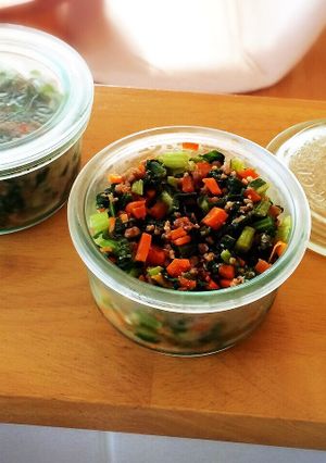 子供も喜ぶ♡かぶの葉っぱの肉味噌-レシピのメイン写真