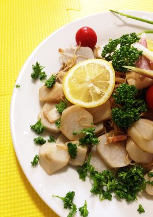 麺染み込みにんにく☆ビーフン里芋ベーコン-レシピのメイン写真