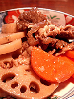 牛肉とレンコンの煮物-レシピのメイン写真