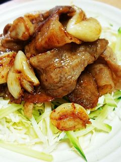 豚バラとにんにくのスタミナ焼き♪-レシピのメイン写真