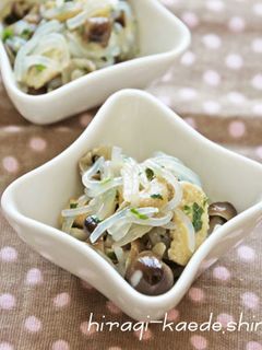 常備菜*大葉で爽やか♪糸こんの白だし煮-レシピのメイン写真