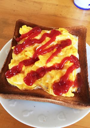 簡単☆エッグトーストw-レシピのメイン写真
