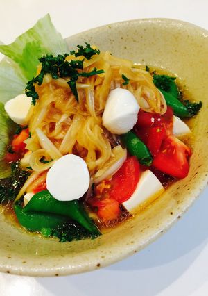 トマトと豆腐の☆たまねぎドレサラダ-レシピのメイン写真