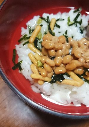 ☆納豆茶漬け☆-レシピのメイン写真