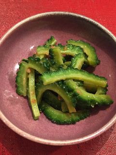 ゴーヤのシークワーサー梅肉和え-レシピのメイン写真