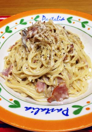フライパンひとつで☆舞茸のクリームパスタ-レシピのメイン写真