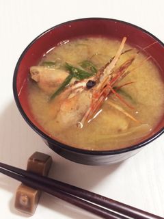 出汁が最高♡海老頭のお味噌汁-レシピのメイン写真