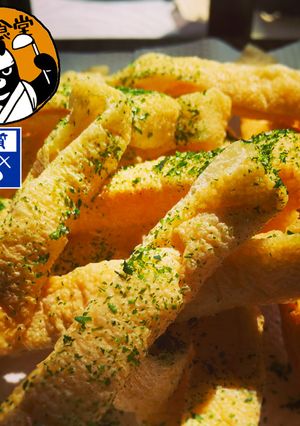 油揚げチップスのりしお＆コンソメパンチ-レシピのメイン写真