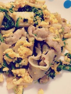 豚肉と筍のごま味噌炒め-レシピのメイン写真