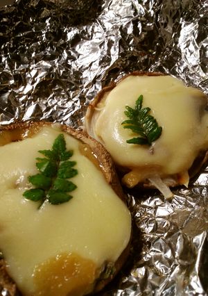 山椒のしいたけ蒸し焼き-レシピのメイン写真