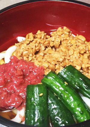 夏バテ解消簡単冷やしうどん-レシピのメイン写真