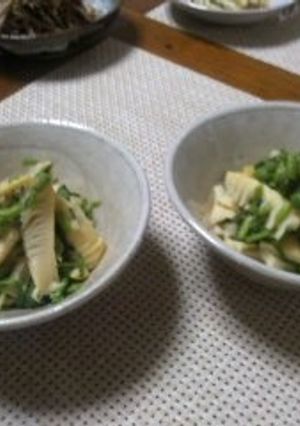 春来る！　たけのことセリの味噌和え-レシピのメイン写真
