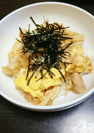 フライドチキンde親子丼-レシピのメイン写真