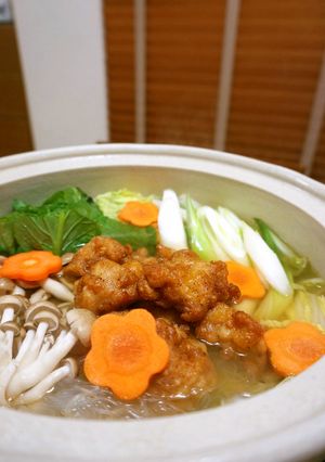やわらか若鶏から揚げで中華風鍋-レシピのメイン写真