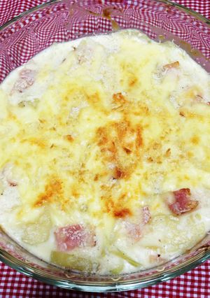簡単、ポテトとベーコンのグラタン-レシピのメイン写真