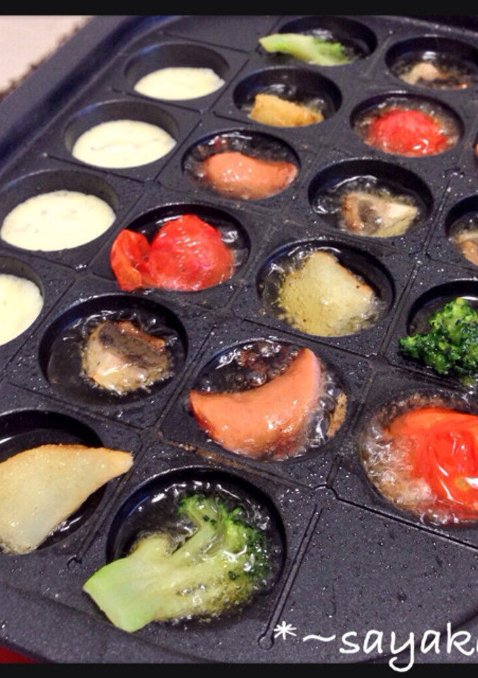 簡単美味しい！たこ焼き器アヒージョ-レシピのメイン写真