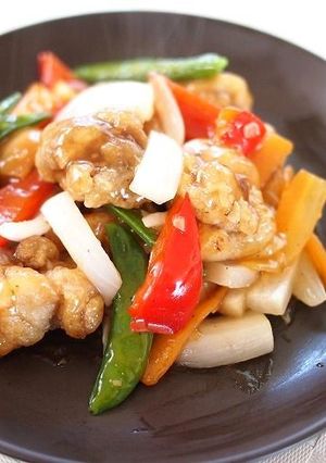 鶏肉と彩り野菜の甘酢あん-レシピのメイン写真