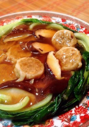 肉焼売と青梗菜de中華ポン酢あん-レシピのメイン写真