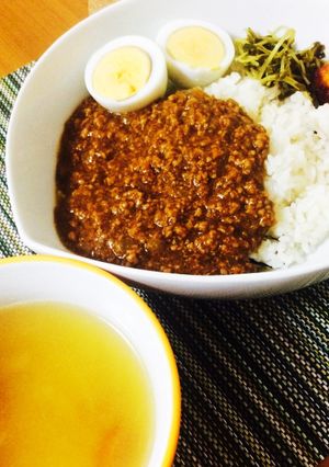 ひき肉のカレー-レシピのメイン写真
