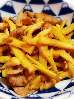 大名竹と豚肉の炒め物-レシピのメイン写真