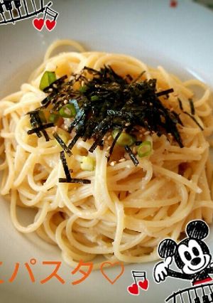 簡単！混ぜるだけの、たらこパスタ♡-レシピのメイン写真