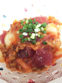 カツオの納豆キムチ和え-レシピのメイン写真