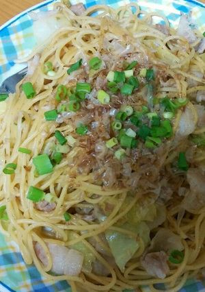 意外と簡単！我が家の人気ぽんパスタ☆-レシピのメイン写真