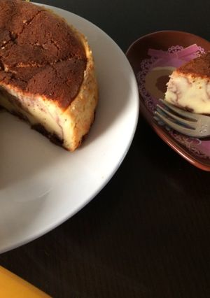 生クリームなし☆マーブルチーズケーキ-レシピのメイン写真