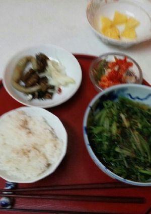 血管プラークダイエット食277（ワサビ菜-レシピのメイン写真