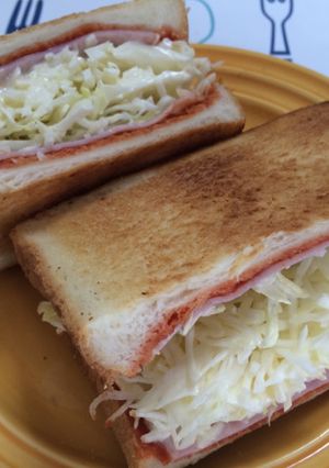 朝食&ランチに！キャベツたっぷりサンド☆-レシピのメイン写真