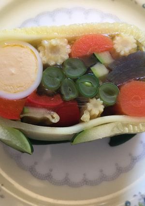 夏野菜のテリーヌ-レシピのメイン写真