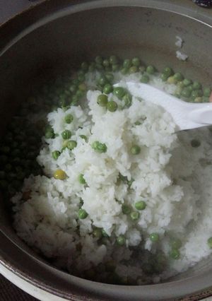 ほくほく最高！炊き込みえんどう豆ご飯♪-レシピのメイン写真