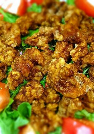 中華屋の豚天風♪簡単！豚こまの竜田揚げ-レシピのメイン写真