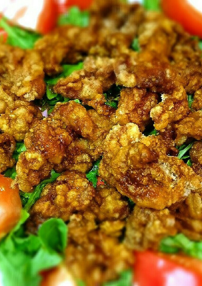 中華屋の豚天風♪簡単！豚こまの竜田揚げ-レシピのメイン写真
