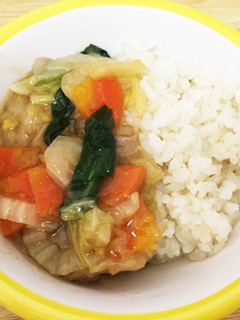 脱ステ☆アトピー改善野菜あんかけ丼-レシピのメイン写真