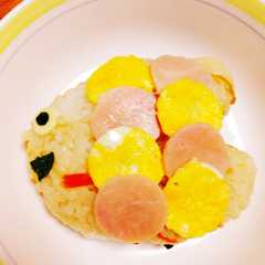 こどもの日♡混ぜごはんこいのぼり-レシピのメイン写真