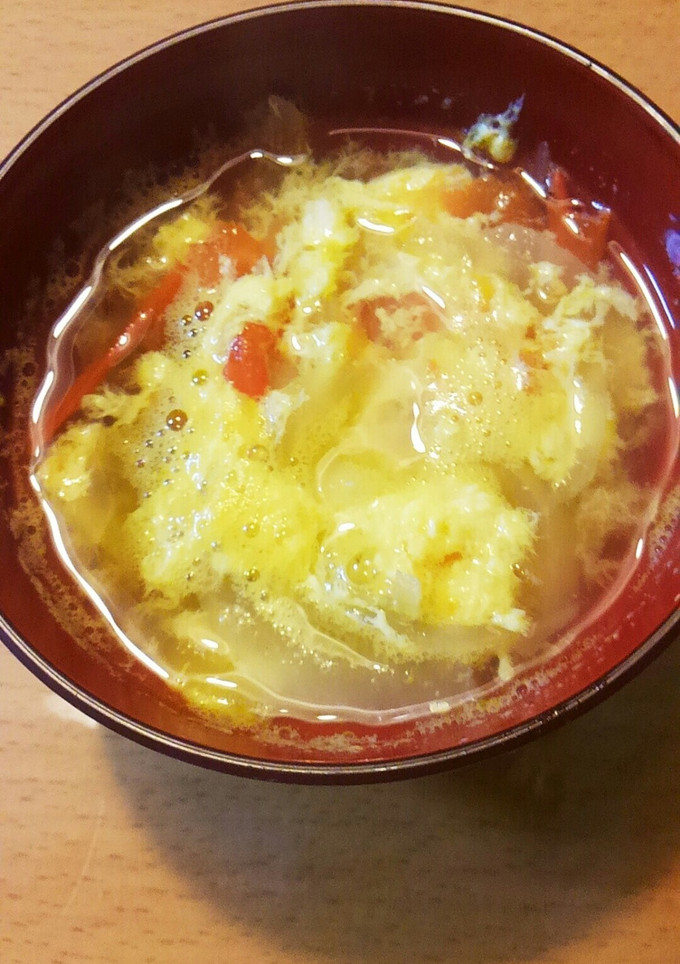 中華風トマトの卵スープ-レシピのメイン写真