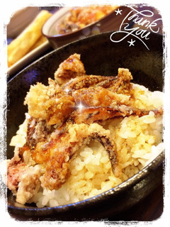 焼き鳥のタレでイカゲソ天丼-レシピのメイン写真