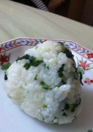 菜の花おむすび-レシピのメイン写真