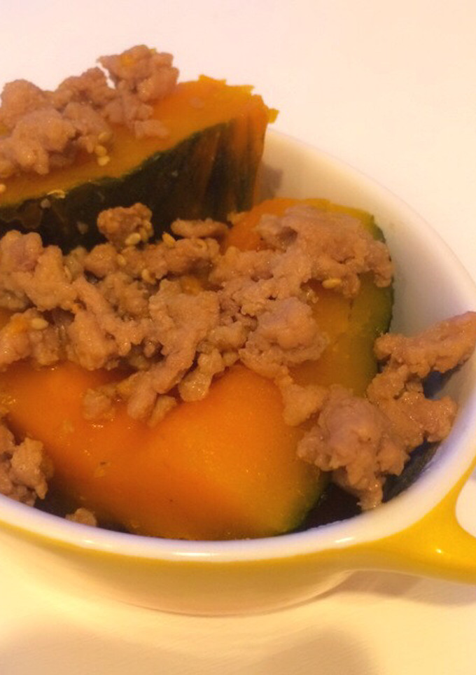 ＊かぼちゃのそぼろ煮＊-レシピのメイン写真