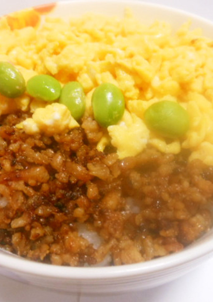 鶏そぼろ丼　簡単　私流-レシピのメイン写真
