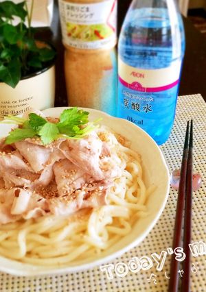 冷しゃぶうどん-レシピのメイン写真