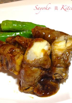 肉巻きタケノコの照り焼き-レシピのメイン写真