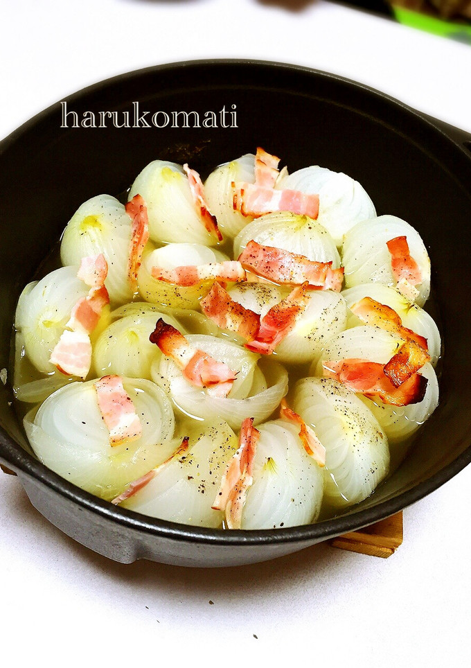 白だしで♪新玉ねぎの蒸し焼き-レシピのメイン写真