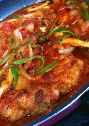 フライパンひとつでごちそうトマトチキン-レシピのメイン写真