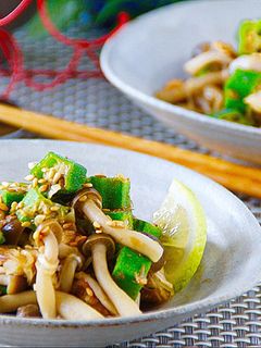 美和食✿しめじとオクラの和え物-レシピのメイン写真