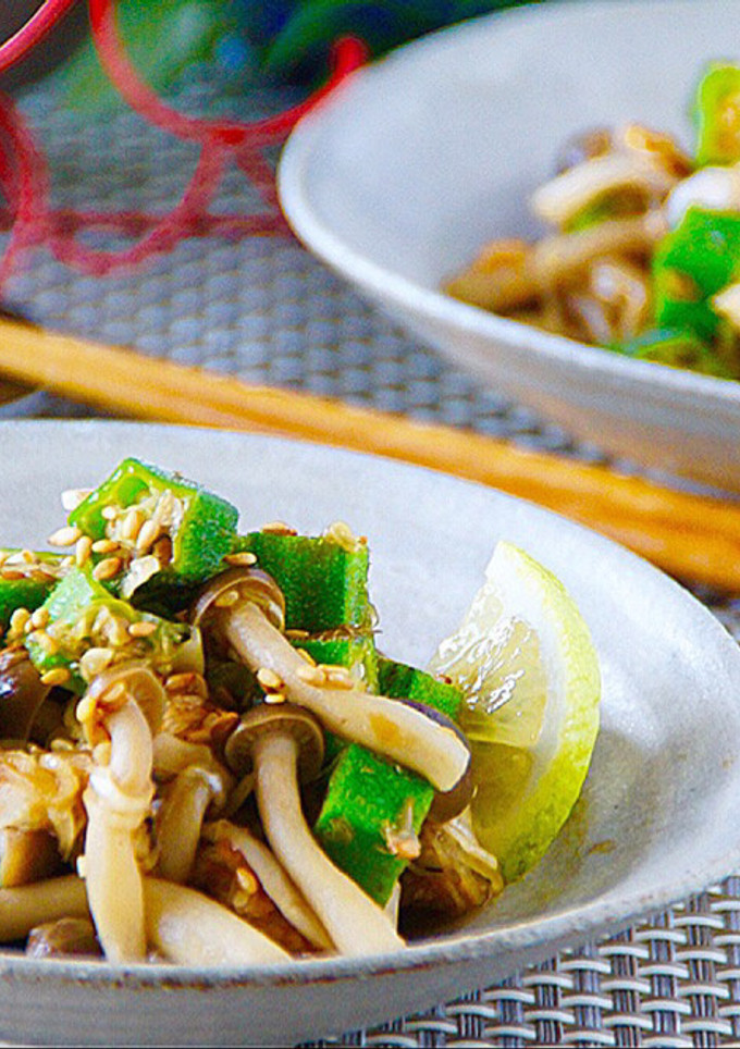 美和食✿しめじとオクラの和え物-レシピのメイン写真