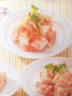 明太子と豆腐のマヨ和え-レシピのメイン写真