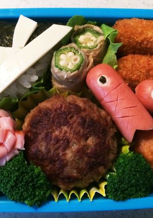 ☆キャラ弁☆おにぎらずでかぶと-レシピのメイン写真