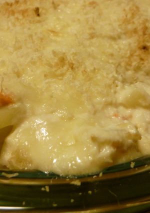 ノンバター豆腐クリーム♪ポテト鮭グラタン-レシピのメイン写真